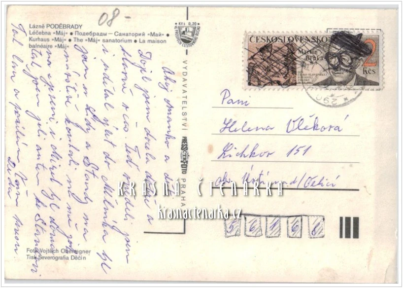 PODĚBRADY, Léčebný ústav Máj, nyní rehabilitační centrum