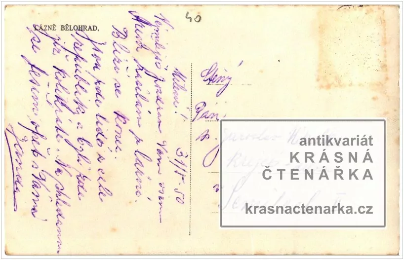 LÁZNĚ BĚLOHRAD (Lázeňská ulice)