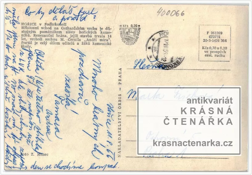 HOŘICE (portál nového hřbitova)