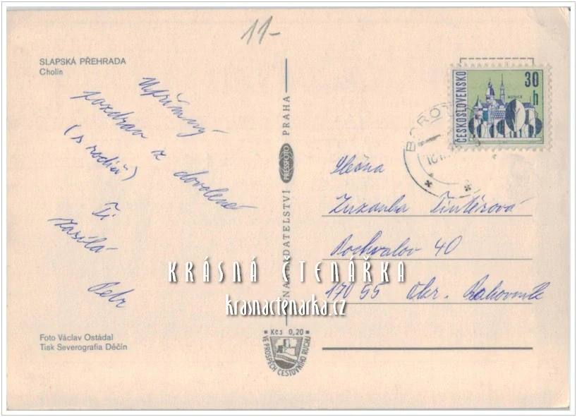SLAPSKÁ PŘEHRADA - CHOLÍN