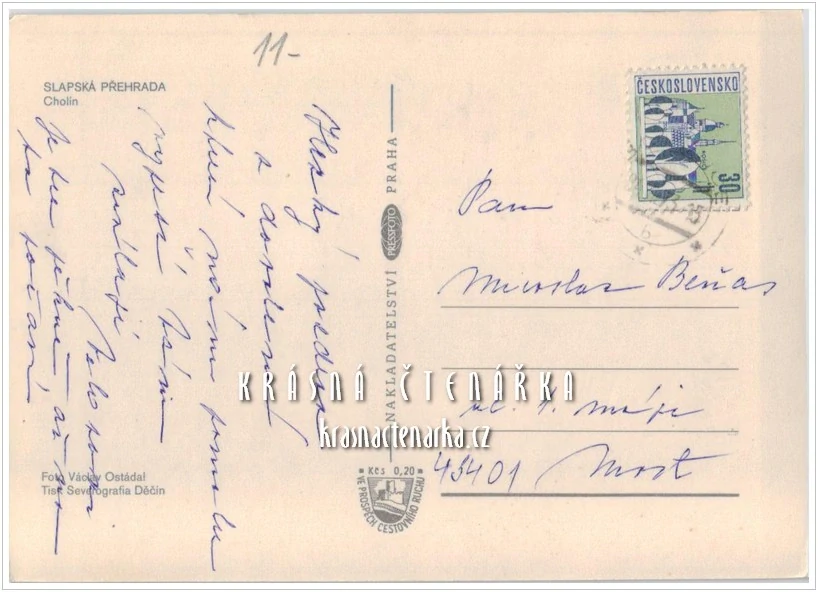 SLAPSKÁ PŘEHRADA - CHOLÍN