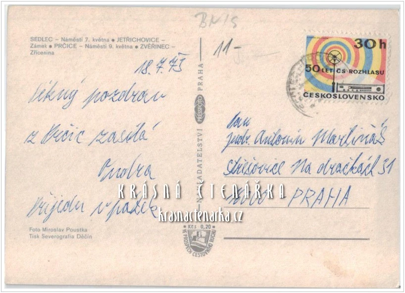 SEDLEC - PRČICE - JETŘICHOVICE - ZVĚŘINEC
