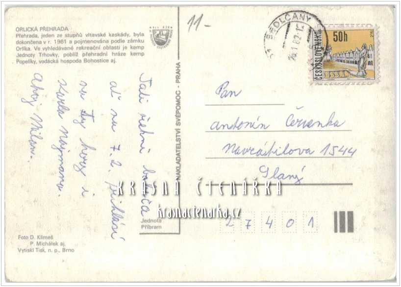 Vodní nádrž ORLÍK neboli ORLICKÁ PŘEHRADA