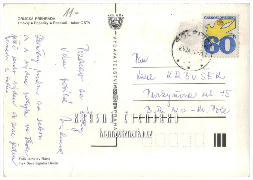 Vodní nádrž ORLÍK neboli ORLICKÁ PŘEHRADA