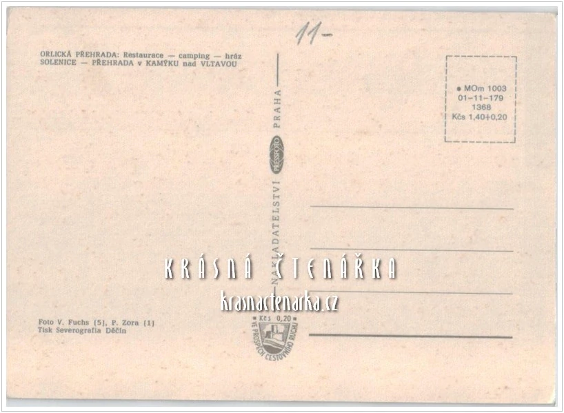 Vodní nádrž ORLÍK neboli ORLICKÁ PŘEHRADA