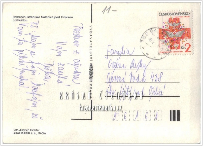 SOLENICE - ORLICKÁ PŘEHRADA