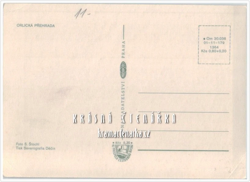 Vodní nádrž ORLÍK neboli ORLICKÁ PŘEHRADA