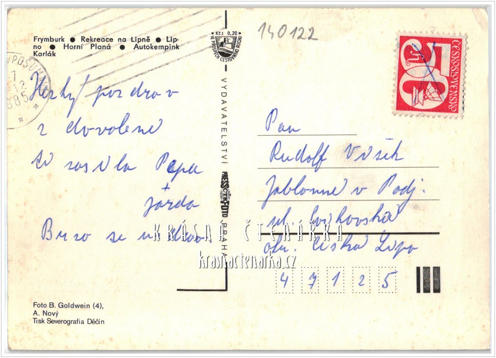 Vodní nádrž LIPNO