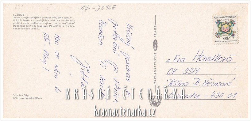Řeka LUŽNICE (vodáci)