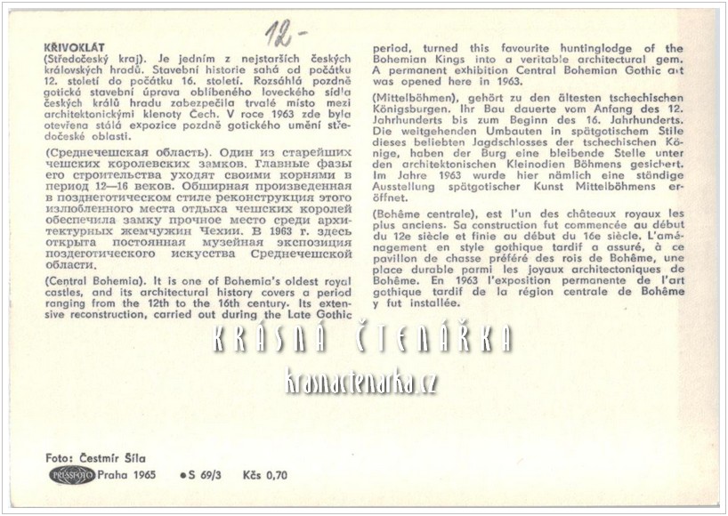 Hrad KŘIVOKLÁT