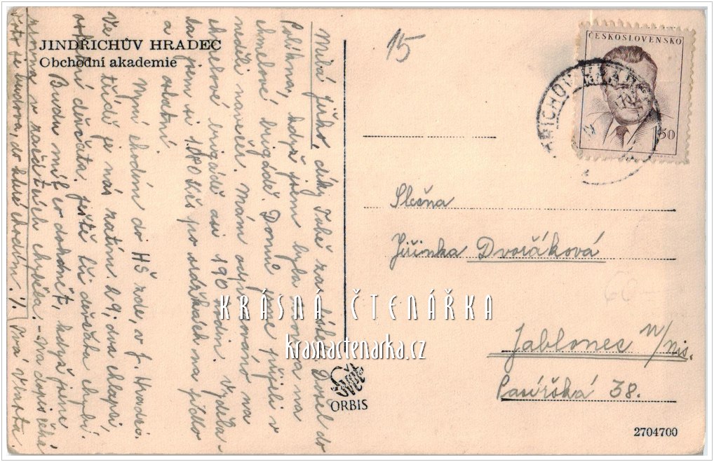 JINDŘICHŮV HRADEC, Obchodní akademie