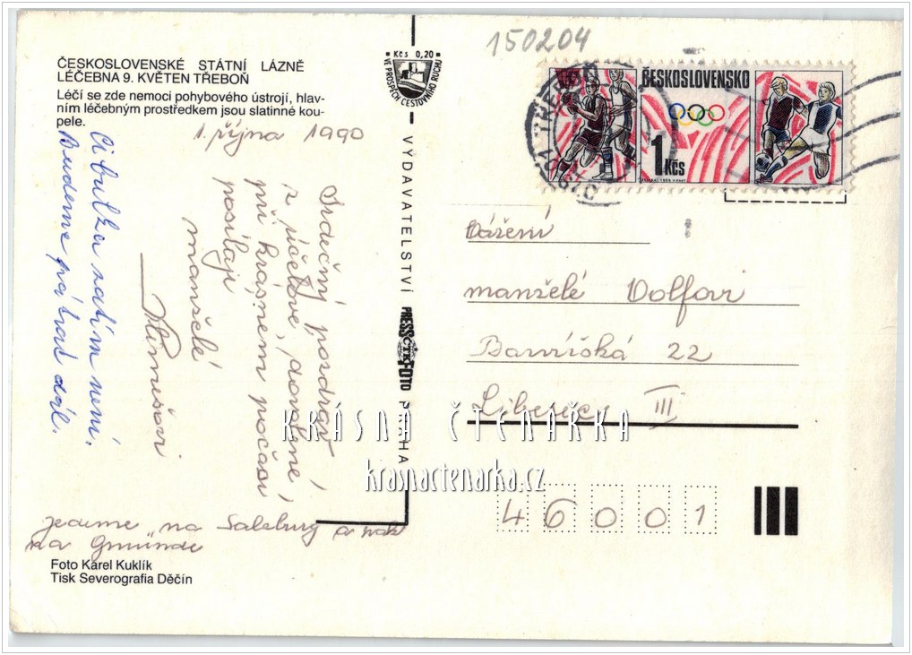 Lázně TŘEBOŇ, Léčebna 9. květen