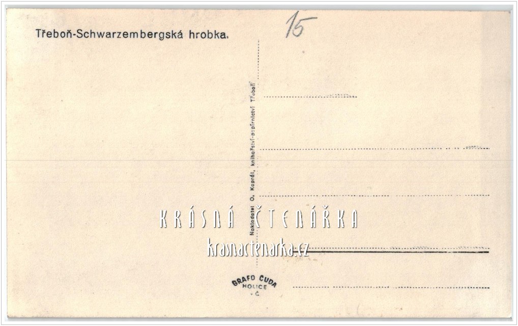 TŘEBOŇ, Schwarzenberská hrobka