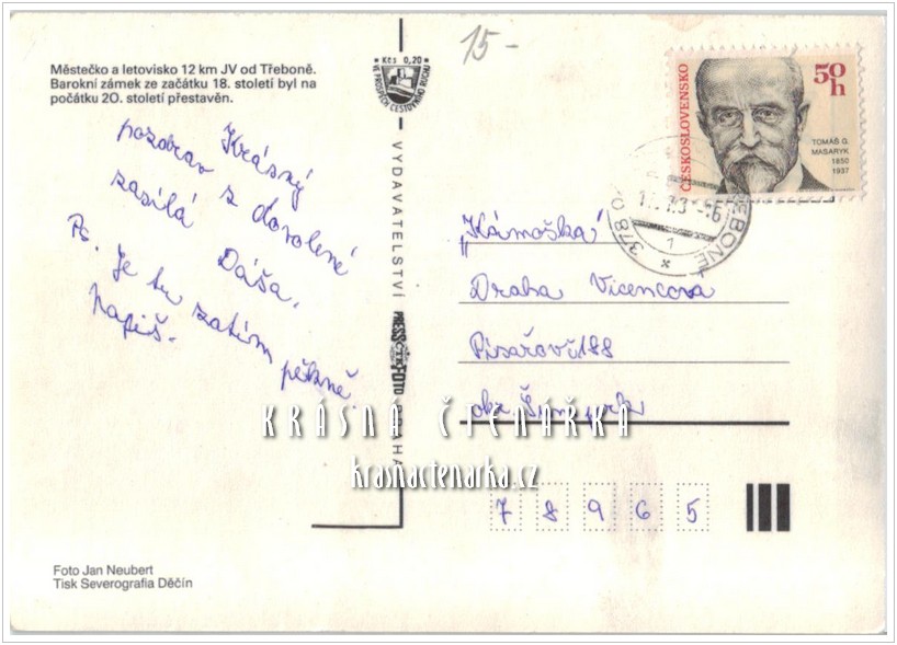 Zámek CHLUM U TŘEBONĚ