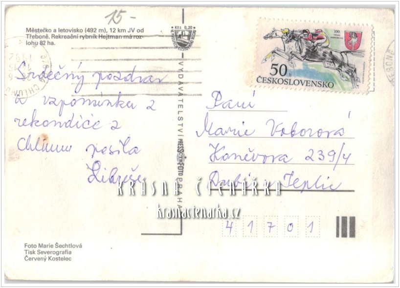 CHLUM U TŘEBONĚ, Rekreační letovisko