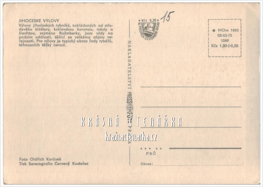 JIHOČESKÉ VÝLOVY, Rybolov