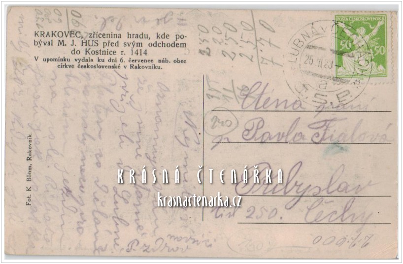 Zřícenina hradu KRAKOVEC, František Polan a Josef Hlaváček