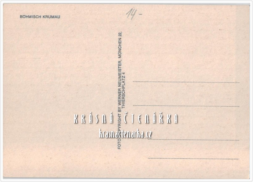 ČESKÝ KRUMLOV, Pohled na zámek