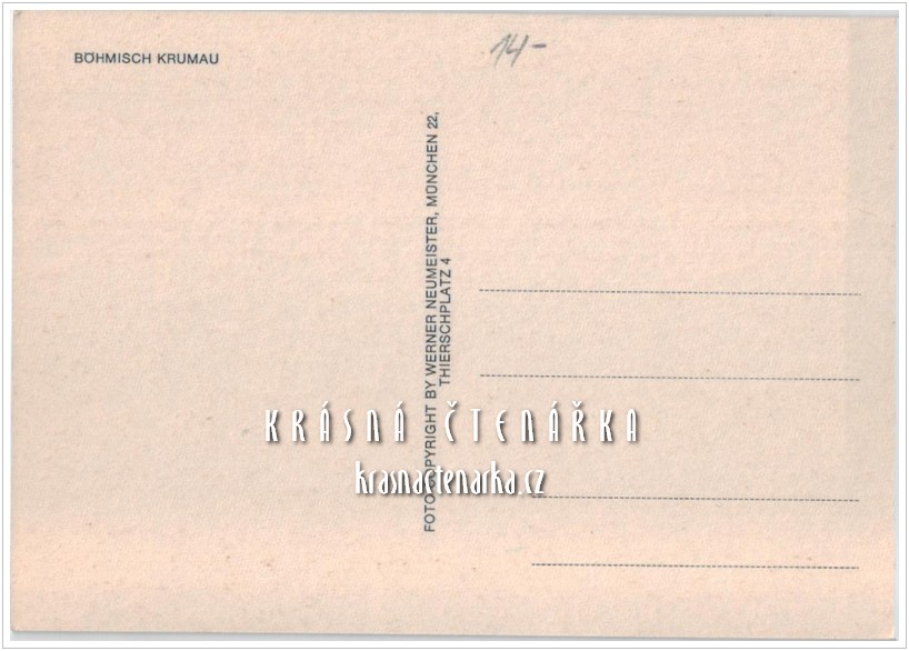 ČESKÝ KRUMLOV, Pohled na zámek