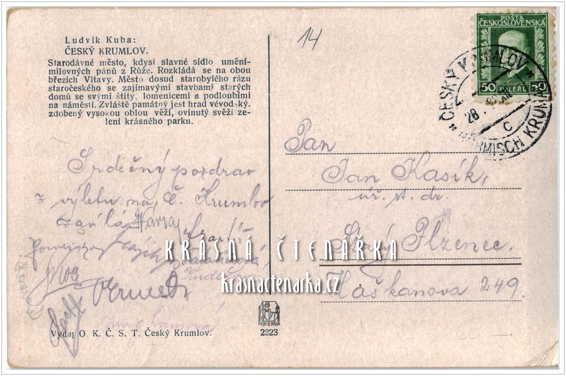 ČESKÝ KRUMLOV (il. Kuba Ludvík)
