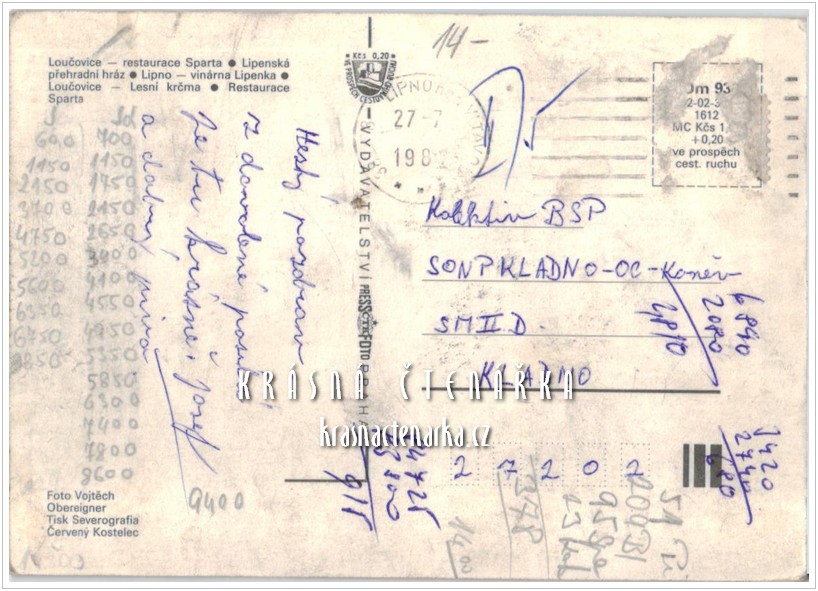 LOUČOVICE, Restaurace Sparta