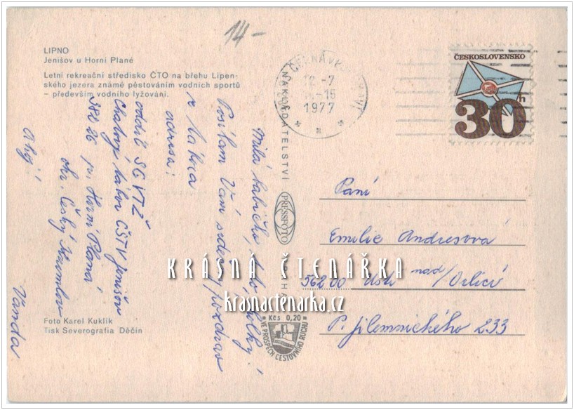 JENIŠOV, Chatový tábor ČTO