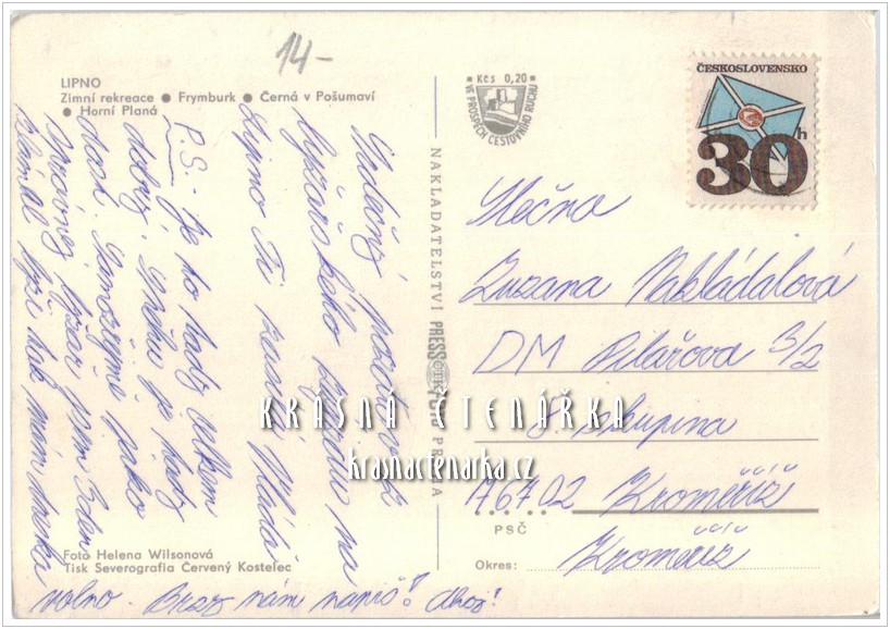 Vodní nádrž LIPNO v zimě