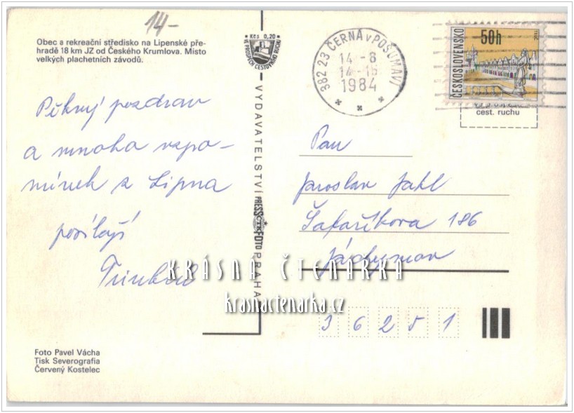 ČERNÁ V POŠUMAVÍ