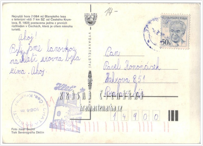 Rozhledna KLEŤ - JOSEFOVA VĚŽ a okolí