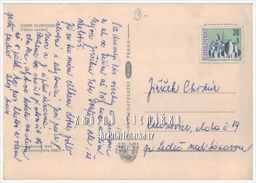 ČESKÉ BUDĚJOVICE, Žižkovo náměstí, nyní nám. Přemysla Otakara