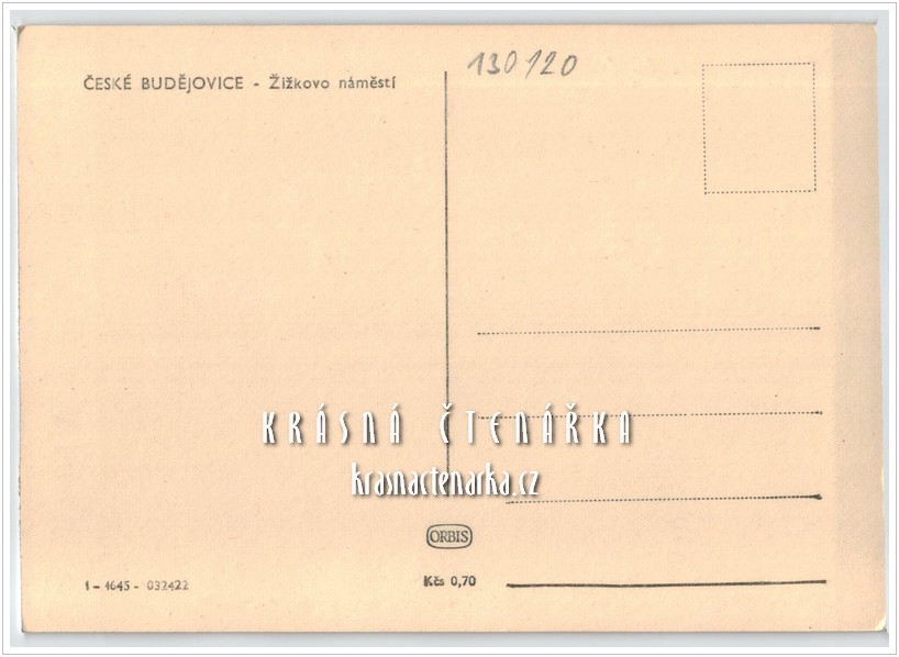 ČESKÉ BUDĚJOVICE, Žižkovo náměstí, nyní nám. Přemysla Otakara