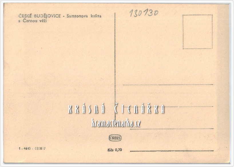 ČESKÉ BUDĚJOVICE, Samsonova kašna na náměstí