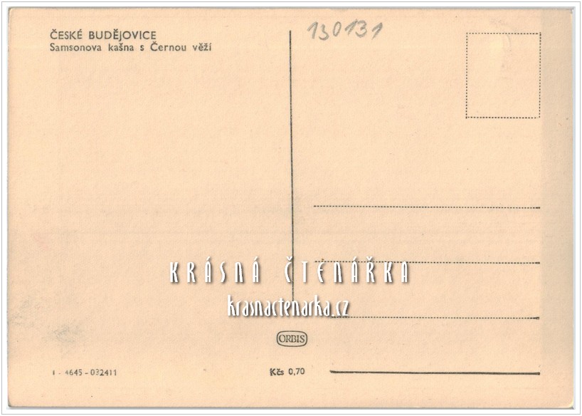 ČESKÉ BUDĚJOVICE, Žižkovo náměstí, nyní nám. Přemysla Otakara