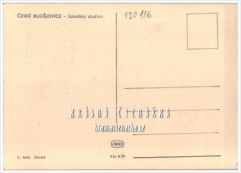 ČESKÉ BUDĚJOVICE, Pohled na sokolský stadion