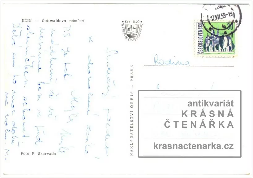 JIČÍN (Gottwaldovo náměstí, nyní Valdštejnovo)