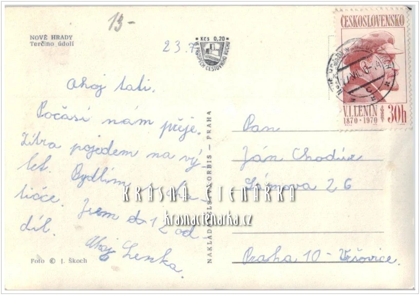 NOVÉ HRADY, Terčino údolí