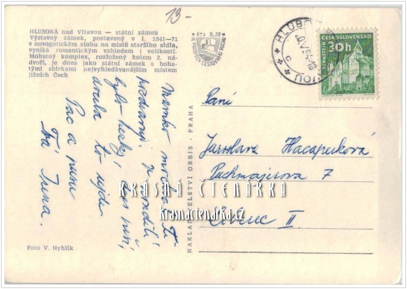 Zámek HLUBOKÁ NAD VLTAVOU