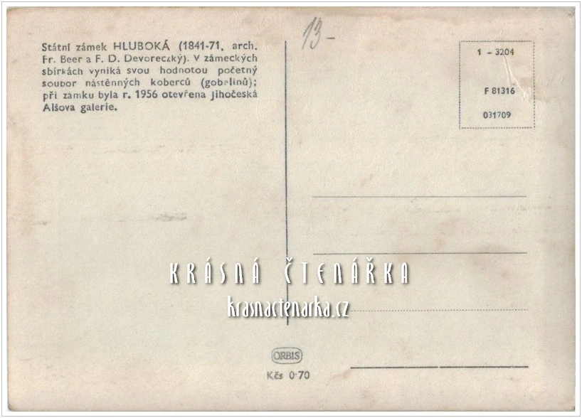 Zámek HLUBOKÁ NAD VLTAVOU