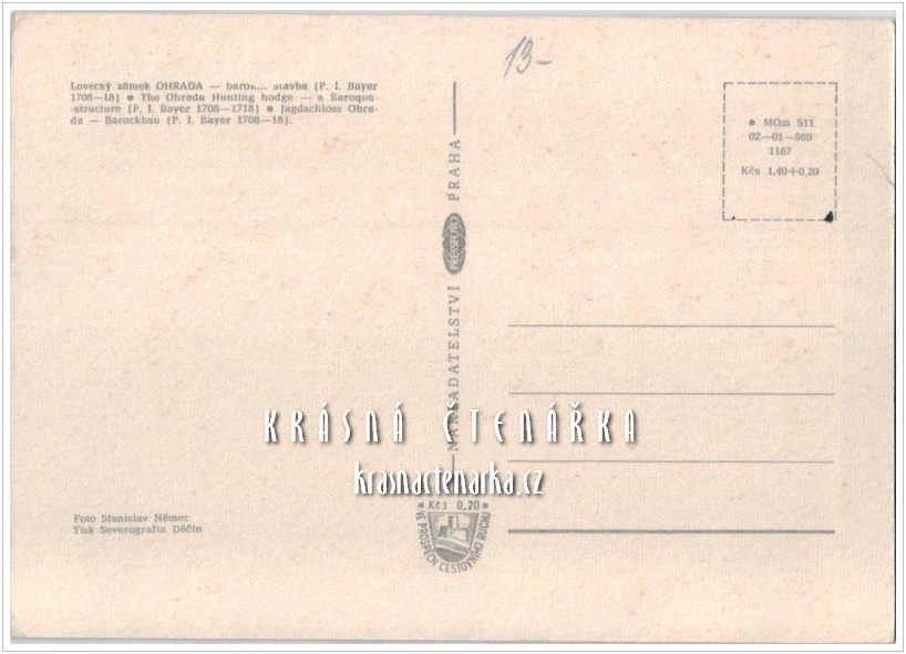 HLUBOKÁ NAD VLTAVOU, Zámek OHRADA