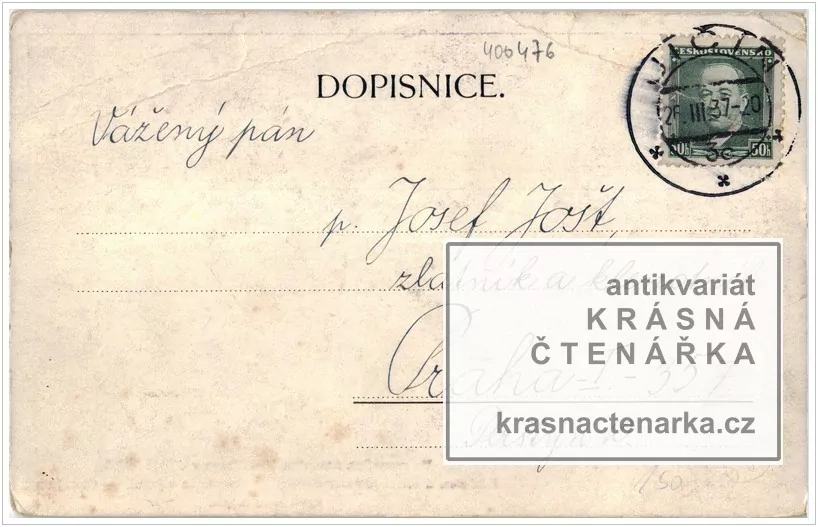 JIČÍN (ve prospěch pomníku Havlíčkova 1906)