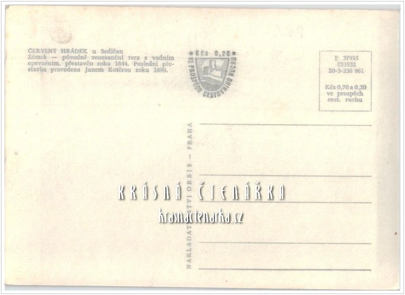 Zámek ČERVENÝ HRÁDEK u Sedlčan