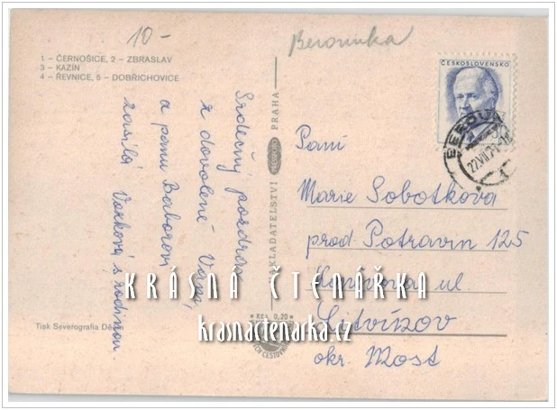 ČERNOŠICE - KAZÍN - ŘEVNICE - DOBŘICHOVICE