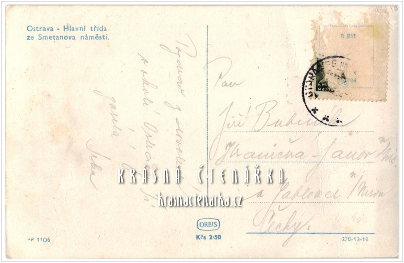 OSTRAVA, Hlavní třída ze Smetanova náměstí