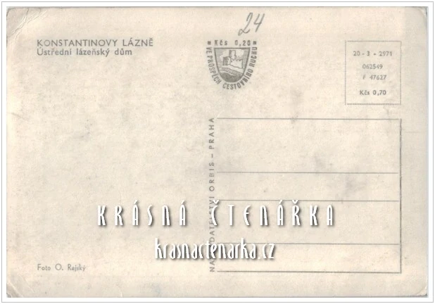 KONSTANTINOVY LÁZNĚ, Hlavní lázeňská budova