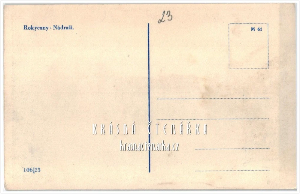 ROKYCANY, Vlakové nádraží