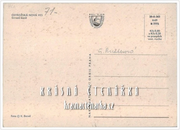 OSTROŽSKÁ NOVÁ VES, Lázeňský pavilon