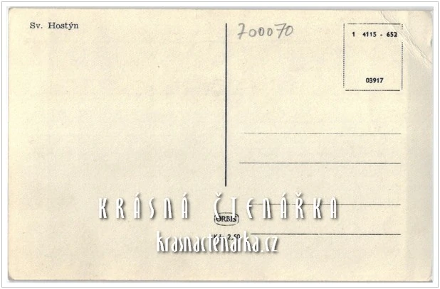 Poutní areál SVATÝ HOSTÝN