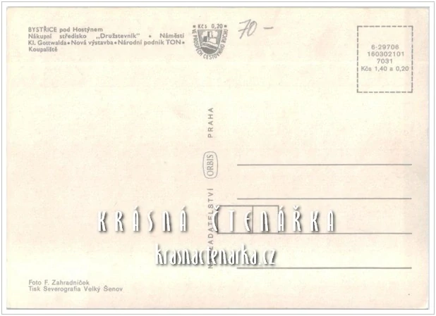 BYSTŘICE POD HOSTÝNEM