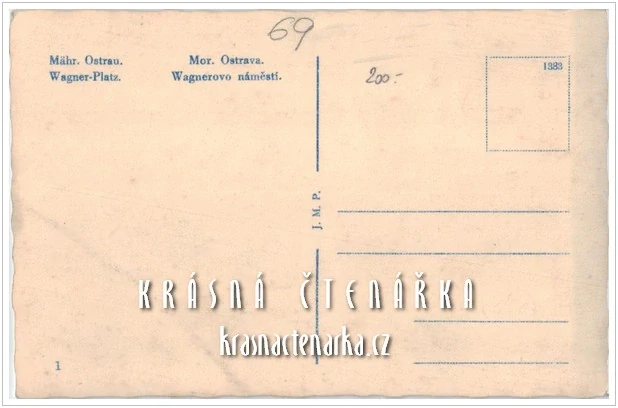 OSTRAVA, Wagnerovo náměstí ... i s automobily