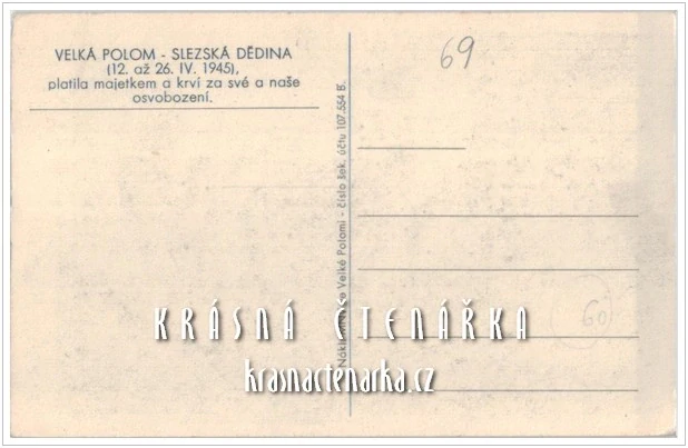 VELKÁ POLOM po osvobození v dubnu 1945
